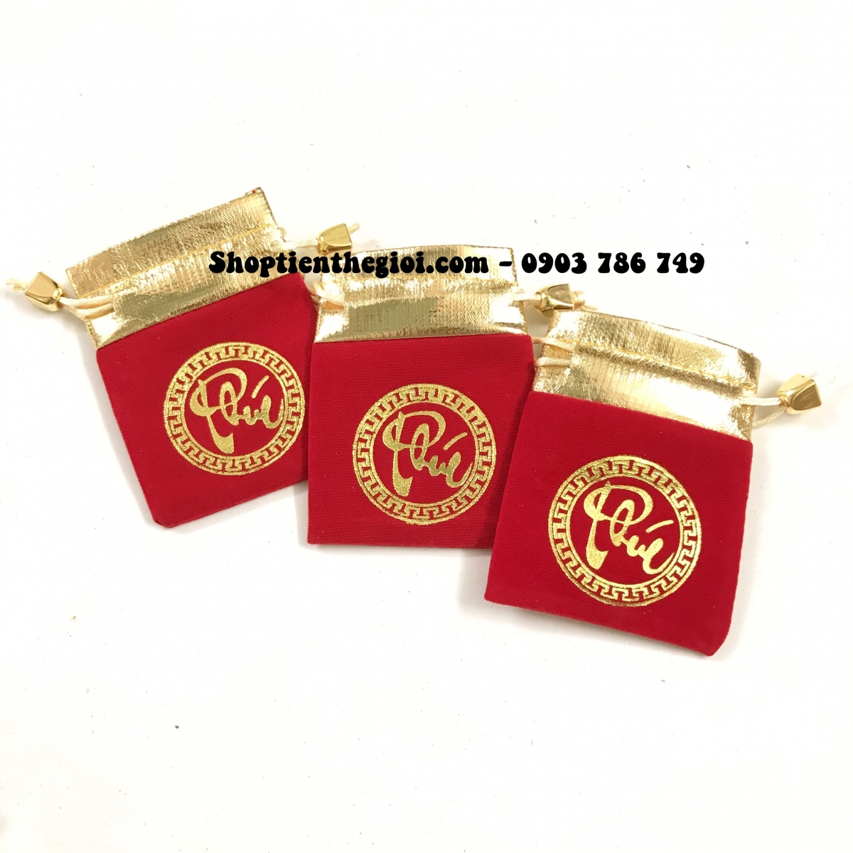 Túi Gấm Nhung Chữ PHÚC - SP005136